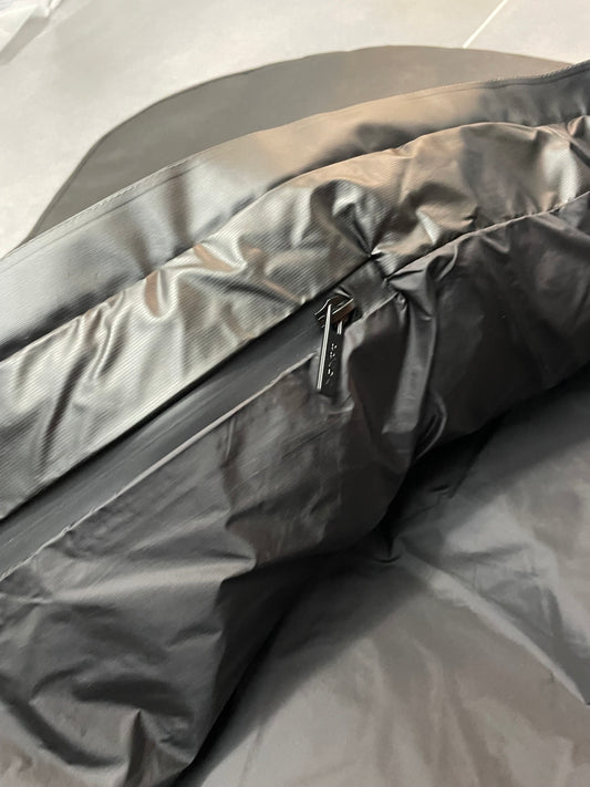 Glossy Hooded Puffer Jacket with Front Zip, Utility Pocket & Insulated Padding